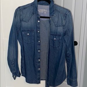 Gap Denim button up